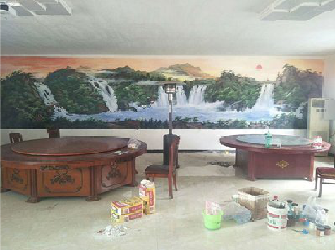 柳城墙绘-写实风景