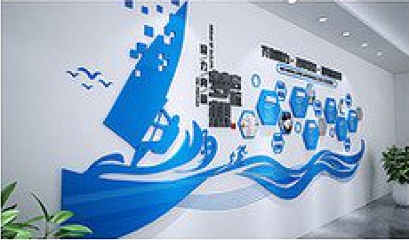 柳城海浪主题文化墙如何设计？