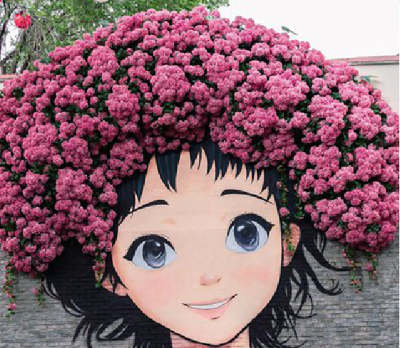 柳城墙体彩绘-网红墙打卡