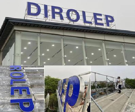 柳城楼顶发光字安装的注意事项。